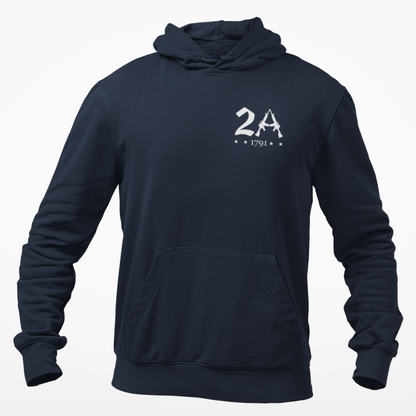 All Faster Than Dialing 911 (2A Front) Unisex Hooded Sweatshirt - Premium Hoodie from Printify - Just $49.97! Shop now at Grizzly Creek Apparel